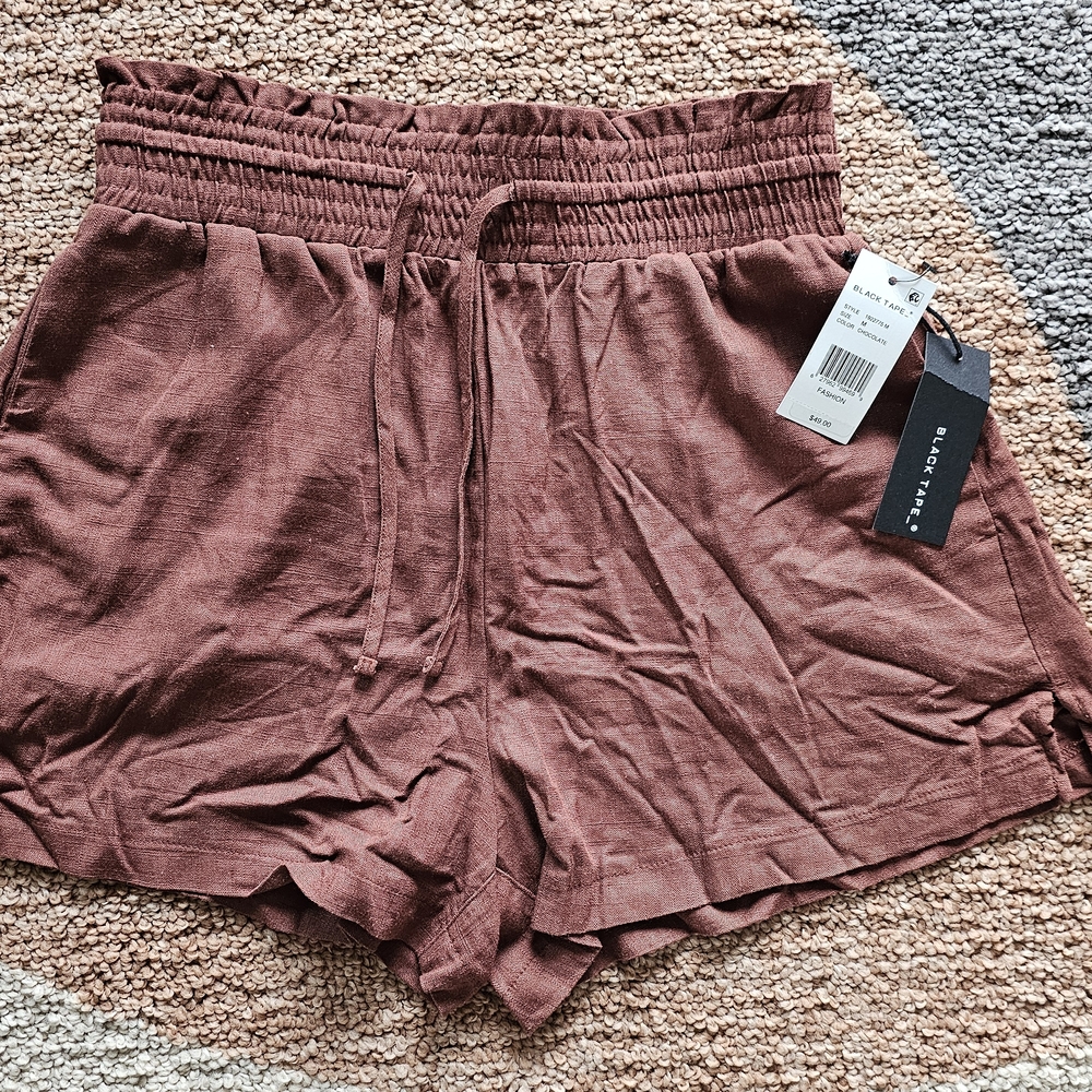 Dex Black Tape Chocolate Brown Shorts